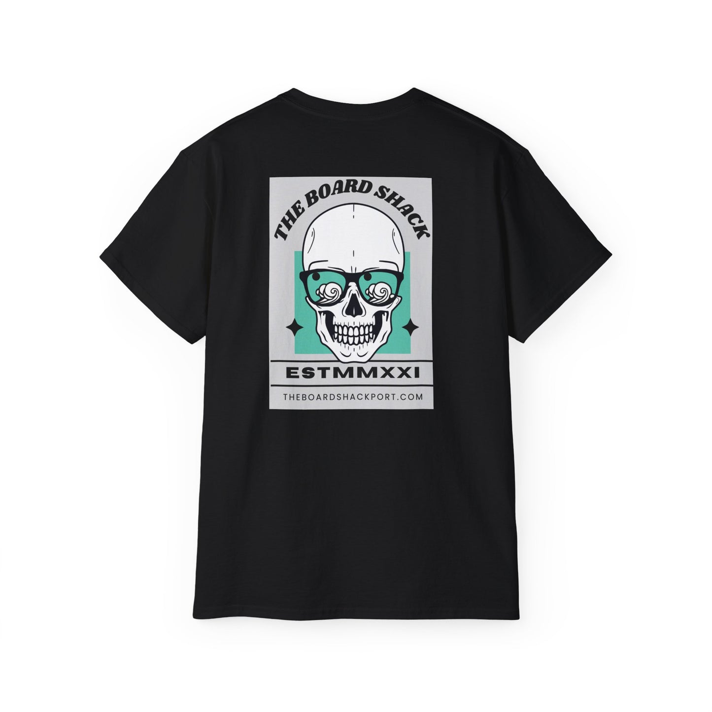 The Board Shack Skull Tshirt - Great Lakes Surf Shop
