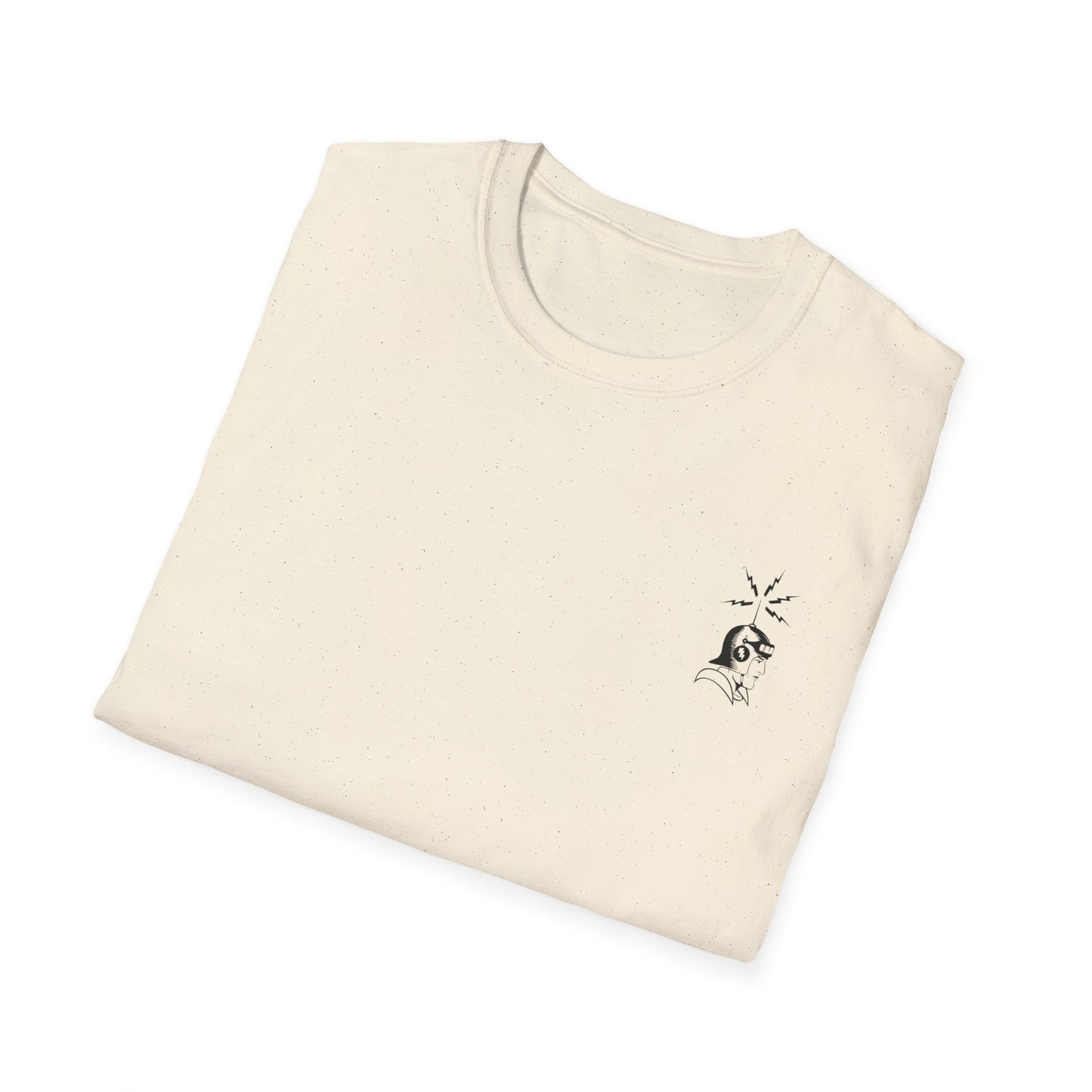 Cosmic Surfer Unisex Softstyle T-Shirt - Celestial Design for Surf Enthusiasts