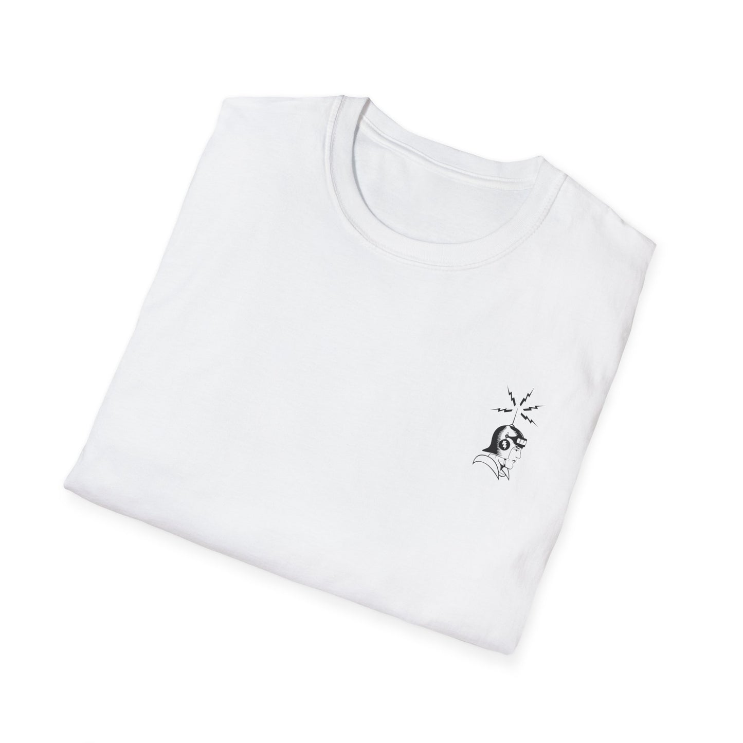 Cosmic Surfer Unisex Softstyle T-Shirt - Celestial Design for Surf Enthusiasts