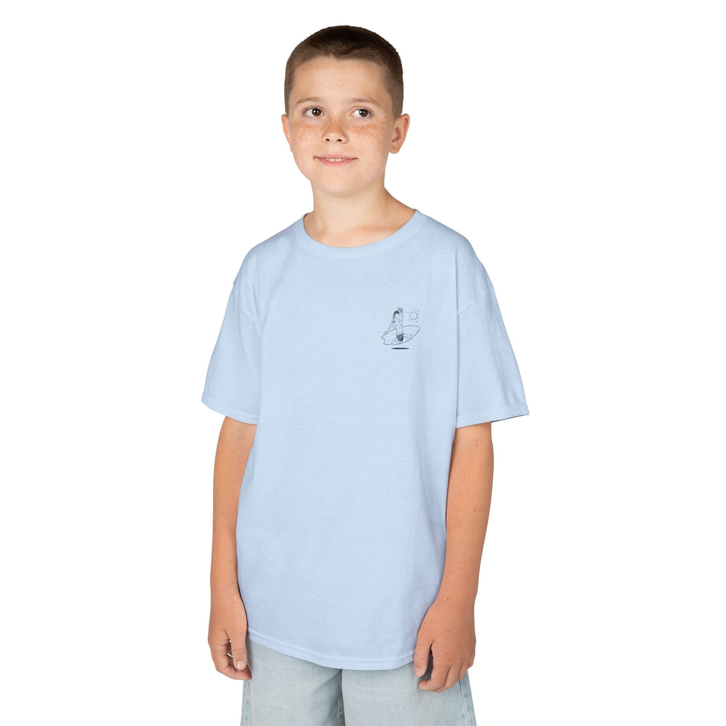 Surf Tiki Kids Tee - Fun Summer Vibe for Young Adventurers