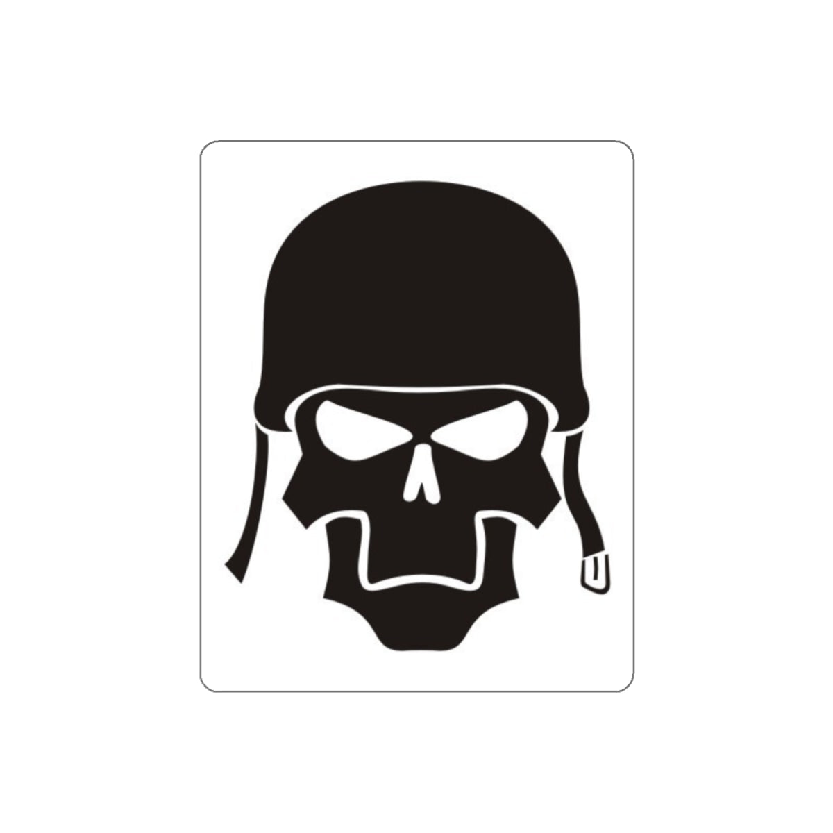 Bold Skull Die-Cut Stickers - Edgy Design for Laptop & Skateboard