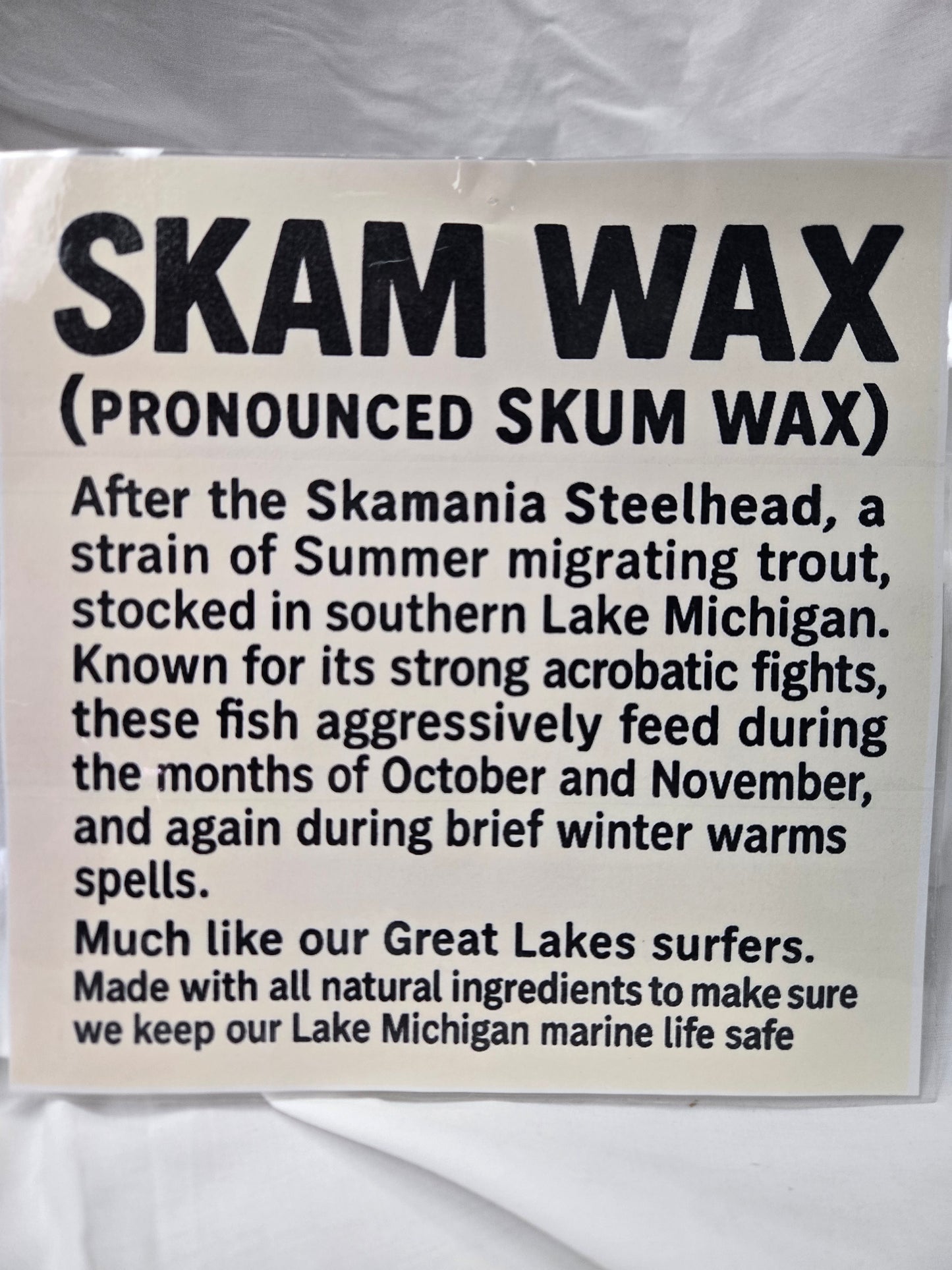 Skam Wax - Great Lakes Surf Wax