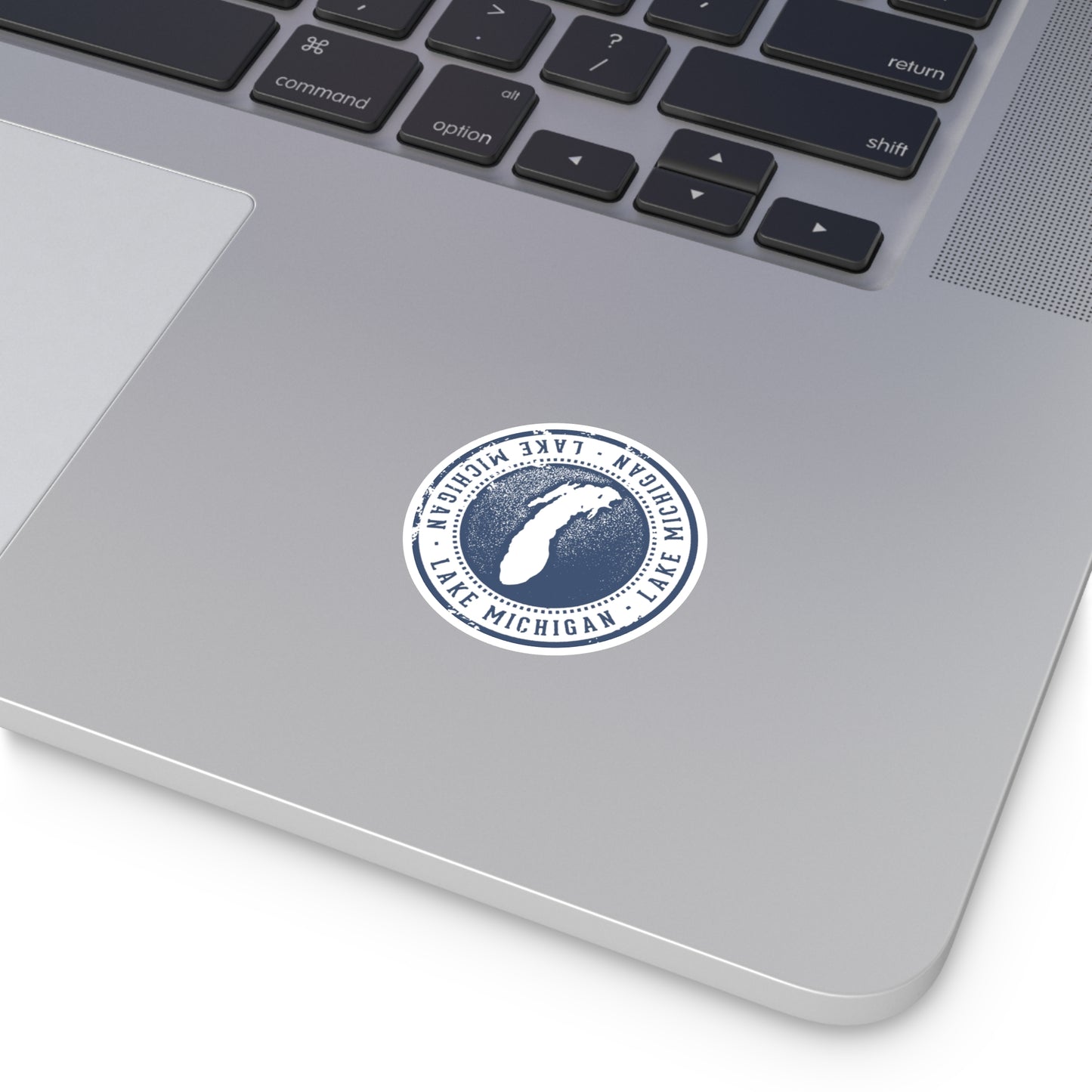 Lake Michigan Round Stickers - Durable Indoor/Outdoor Decals for Nature Lovers