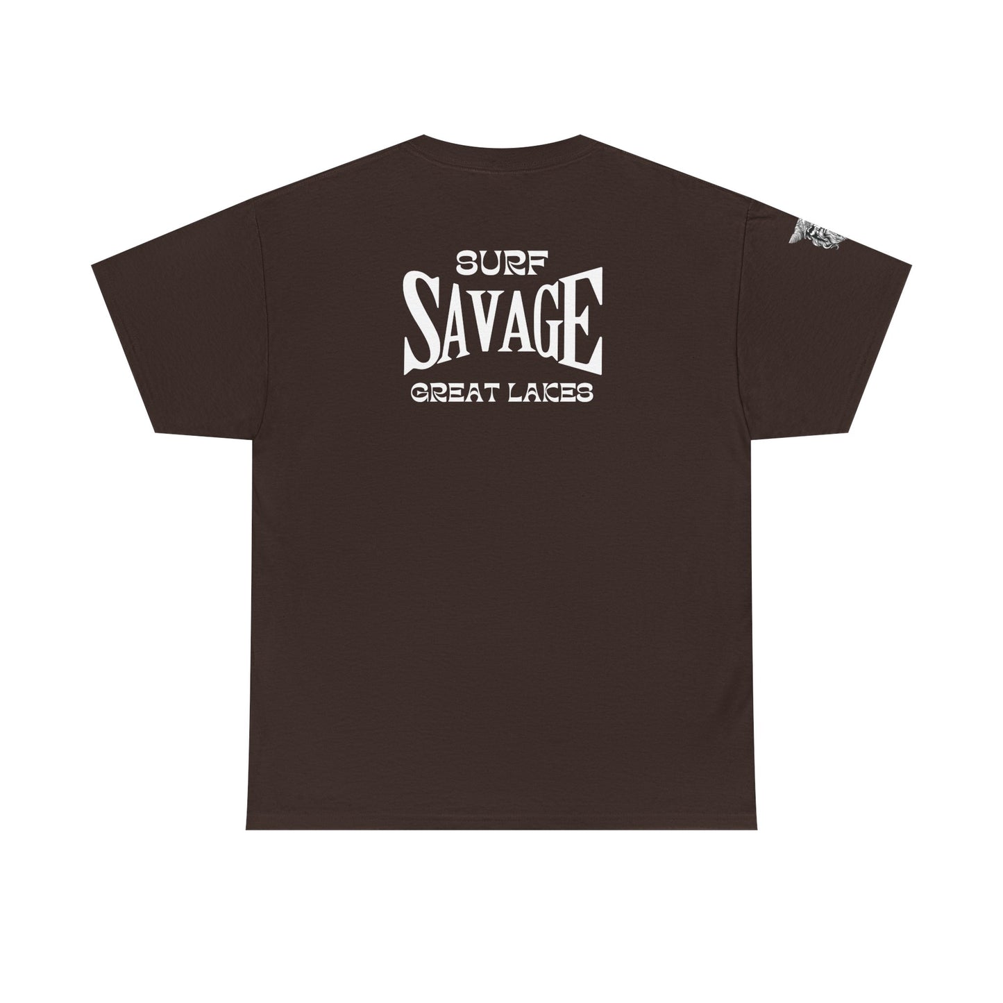 Surf Savage Unisex Heavy Cotton Tee - Great Lakes Surf Gear