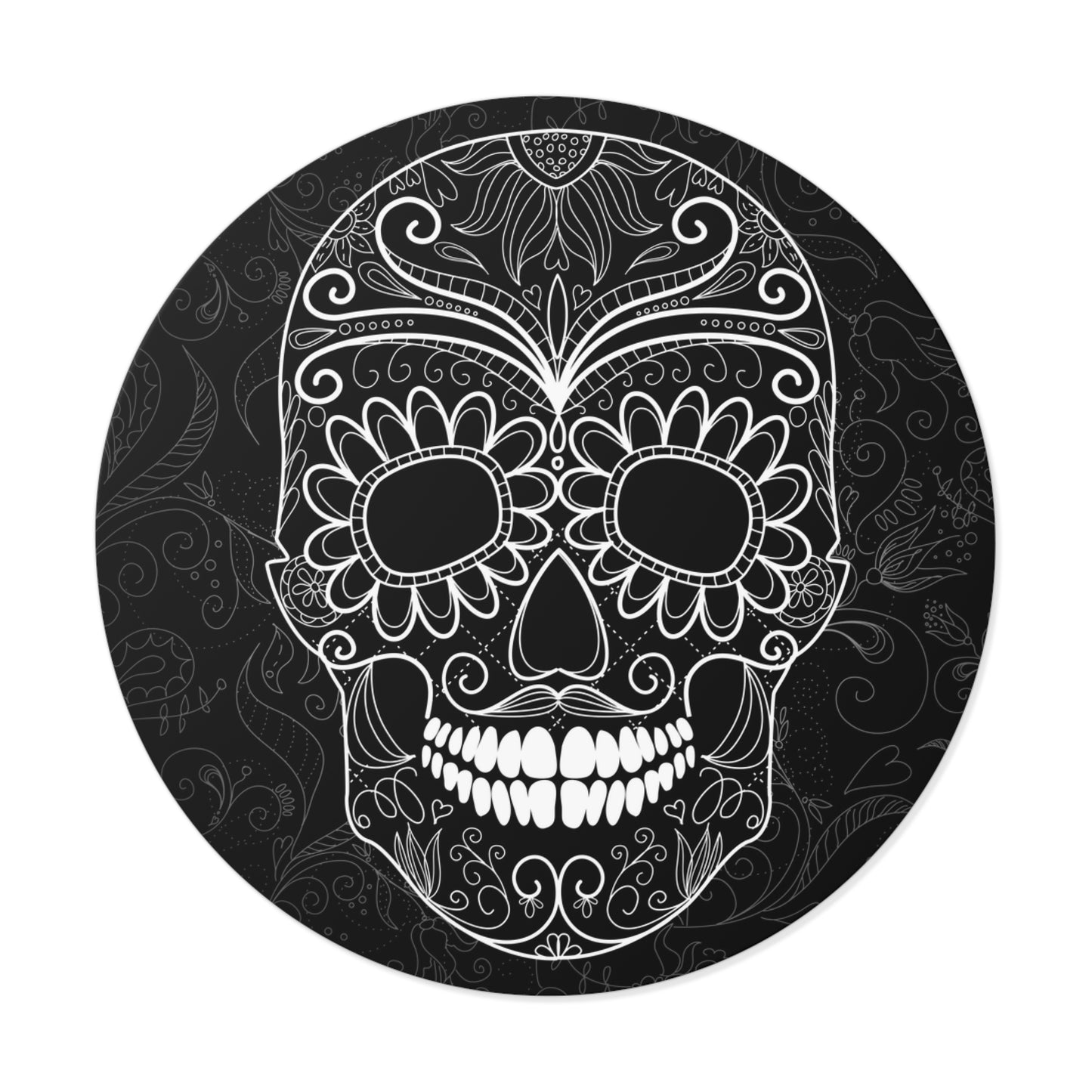 Decorative Skull Vinyl Stickers - Day of the Dead Inspired