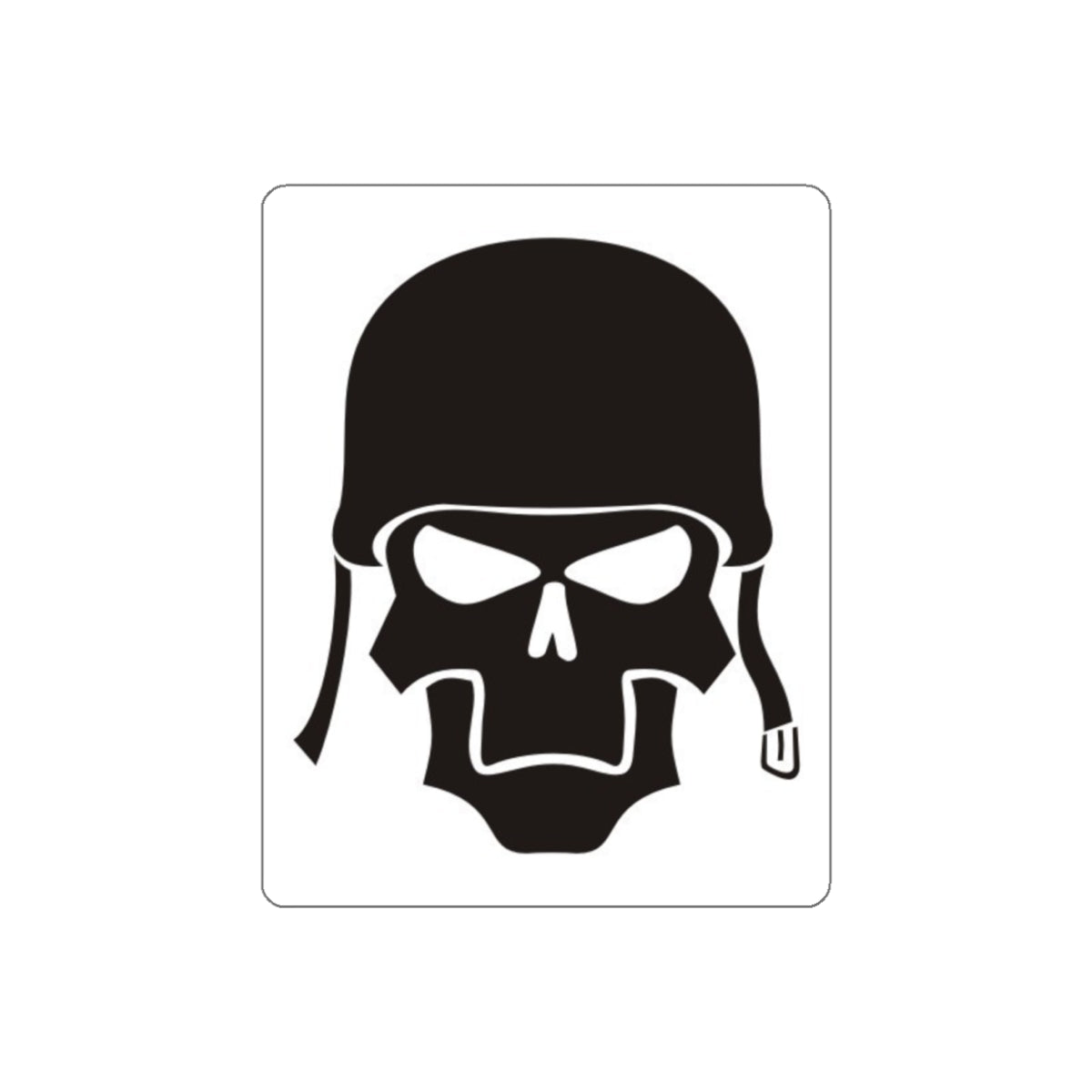 Bold Skull Die-Cut Stickers - Edgy Design for Laptop & Skateboard