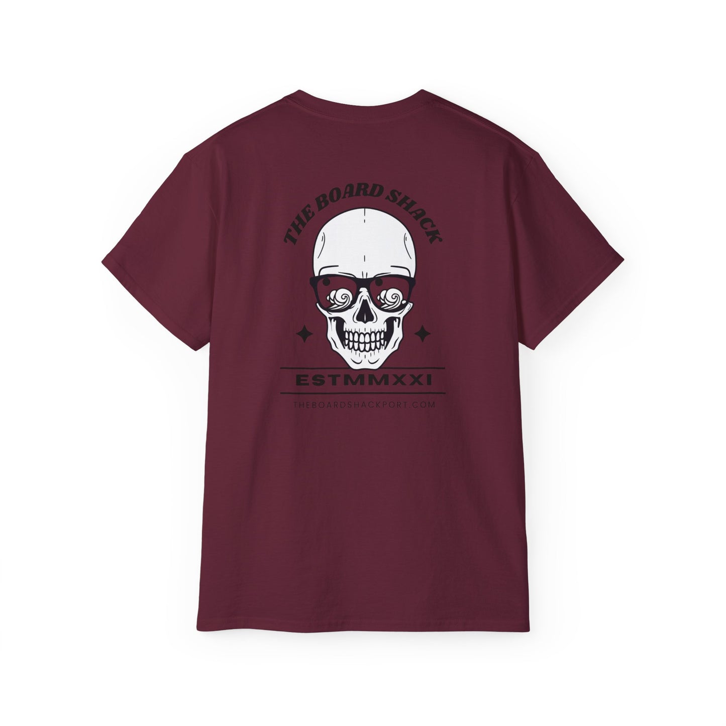The Board Shack Skull Tshirt - Great Lakes Surf Shop