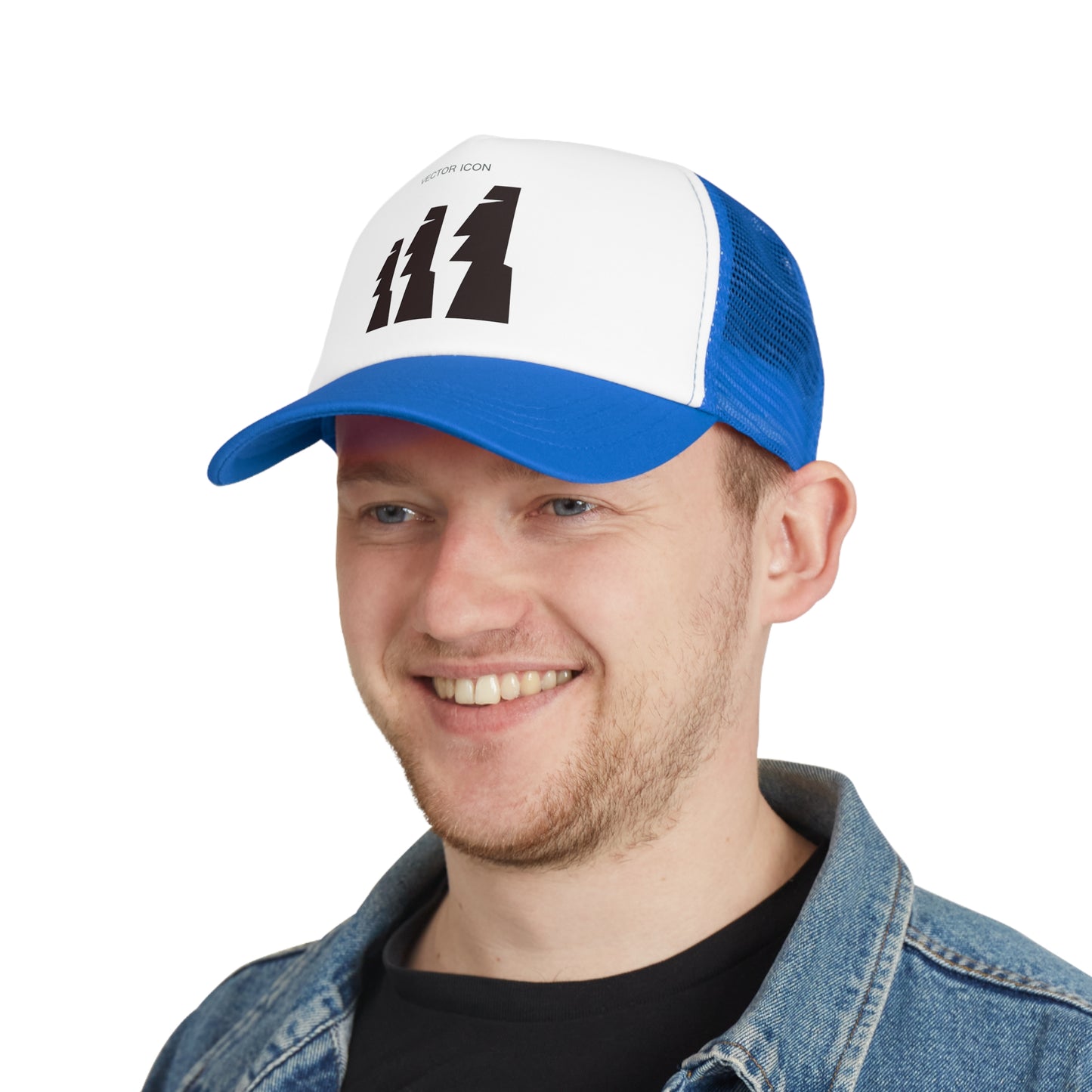Vector Icon Surf Style Trucker Hat - Casual Surf Fashion
