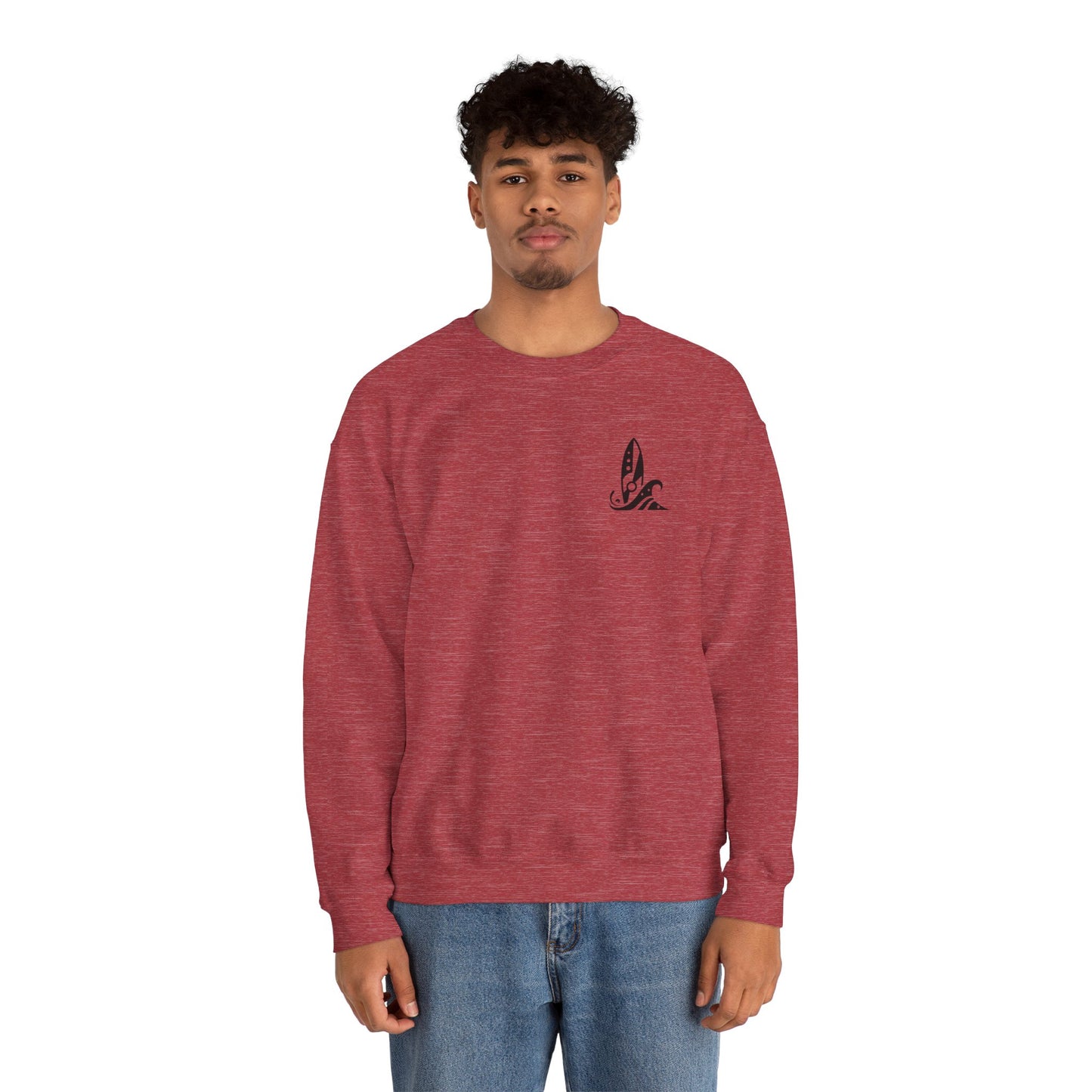 Vector Icon Surf Style Unisex Crewneck Sweatshirt - Surf Style Fashion