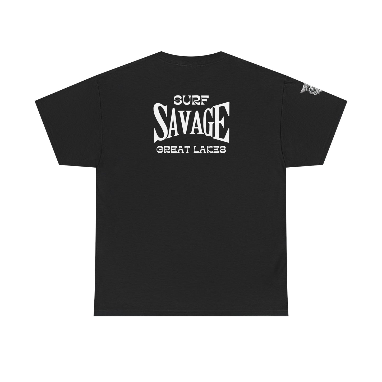 Surf Savage Unisex Heavy Cotton Tee - Great Lakes Surf Gear