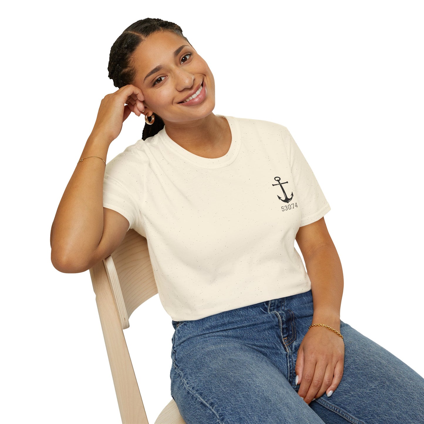 Great Lakes Surfing Paradise Unisex Softstyle T-Shirt - Relaxed Fit for Beach Lovers