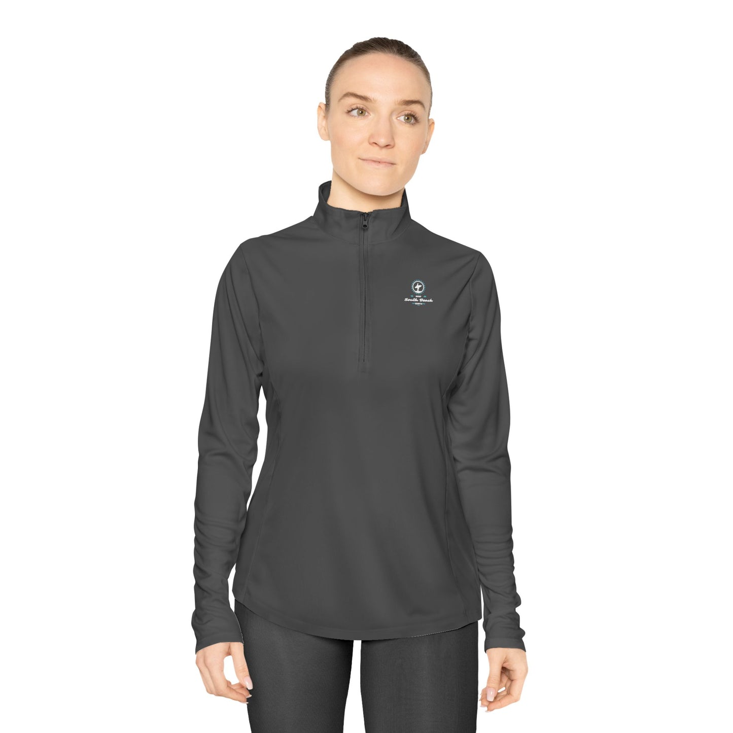 South Beach Ladies Quarter-Zip Pullover - Stylish & Comfortable Activewear