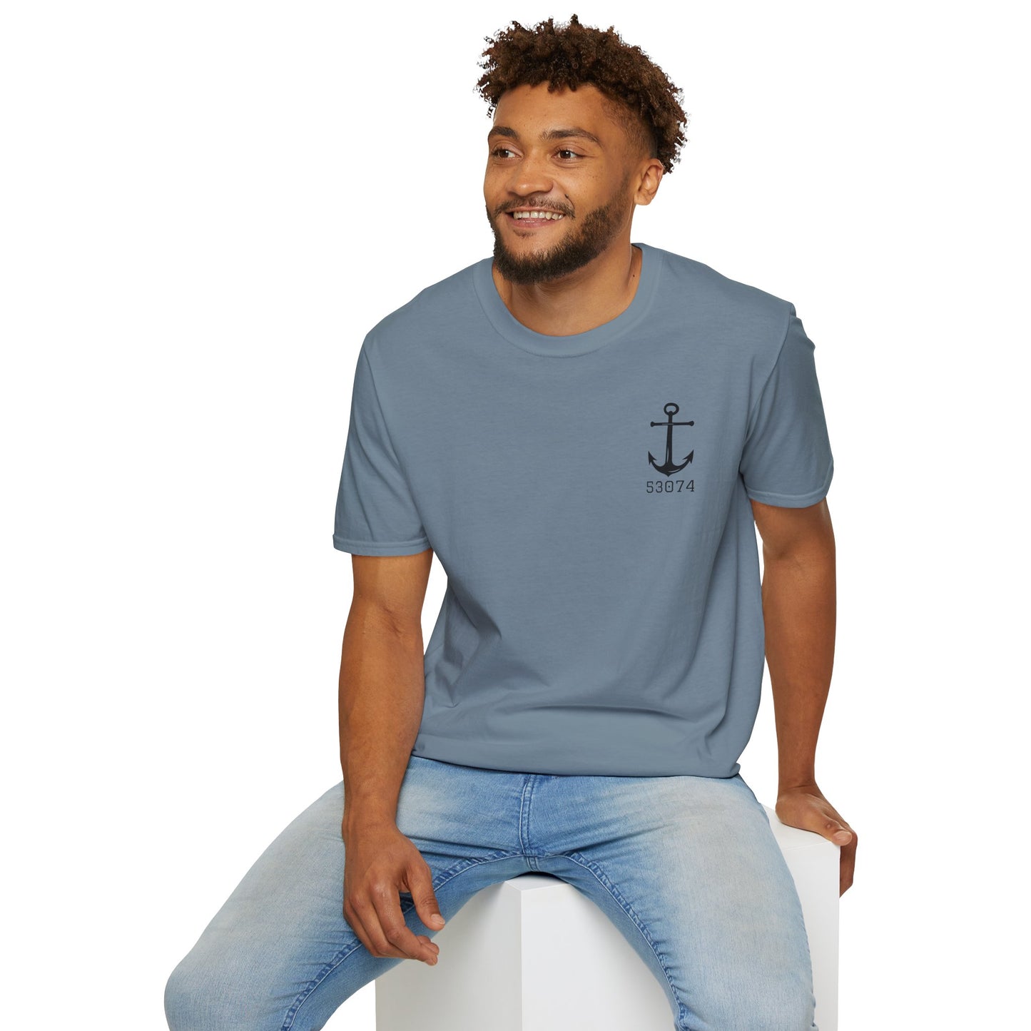 Great Lakes Surfing Paradise Unisex Softstyle T-Shirt - Relaxed Fit for Beach Lovers