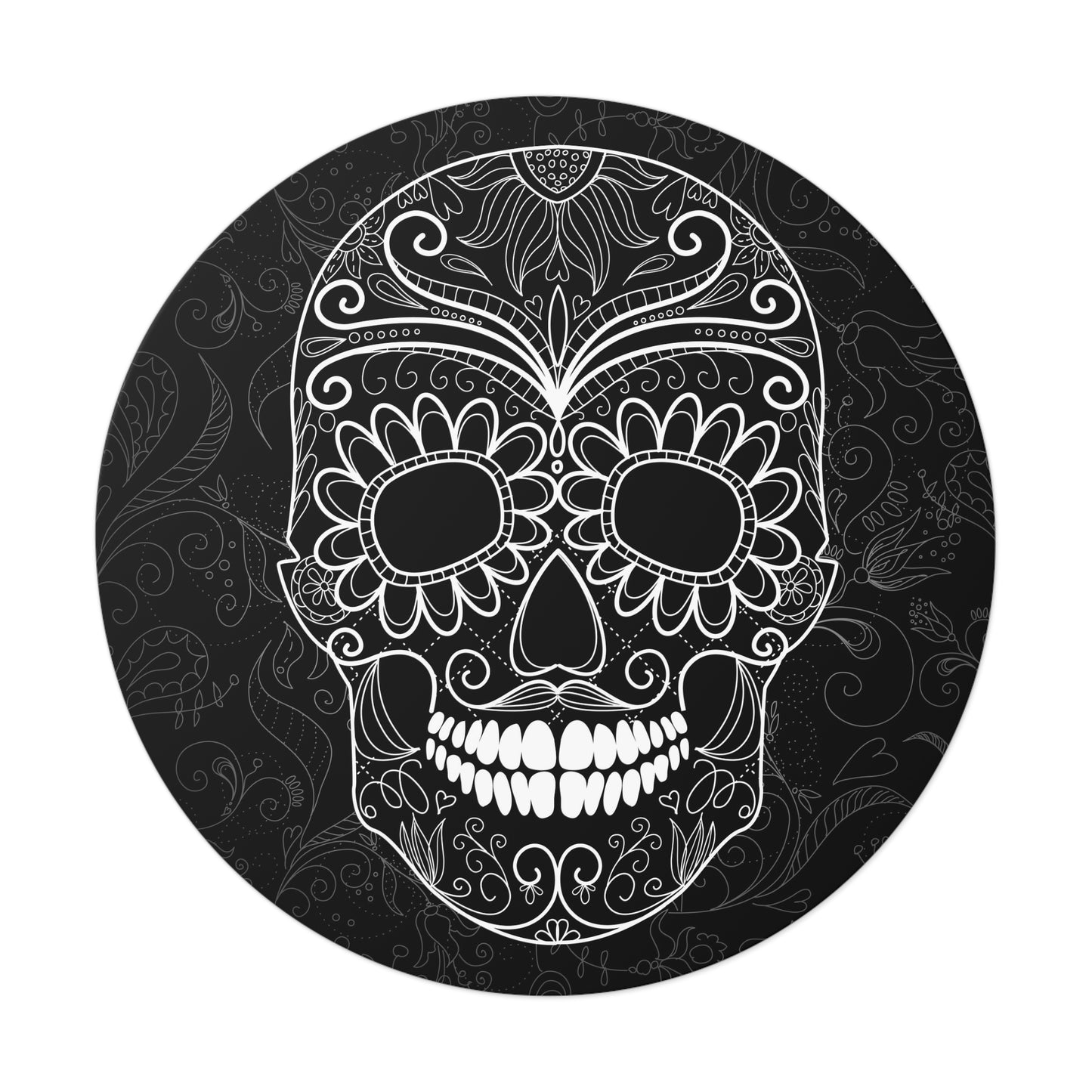 Decorative Skull Vinyl Stickers - Day of the Dead Inspired