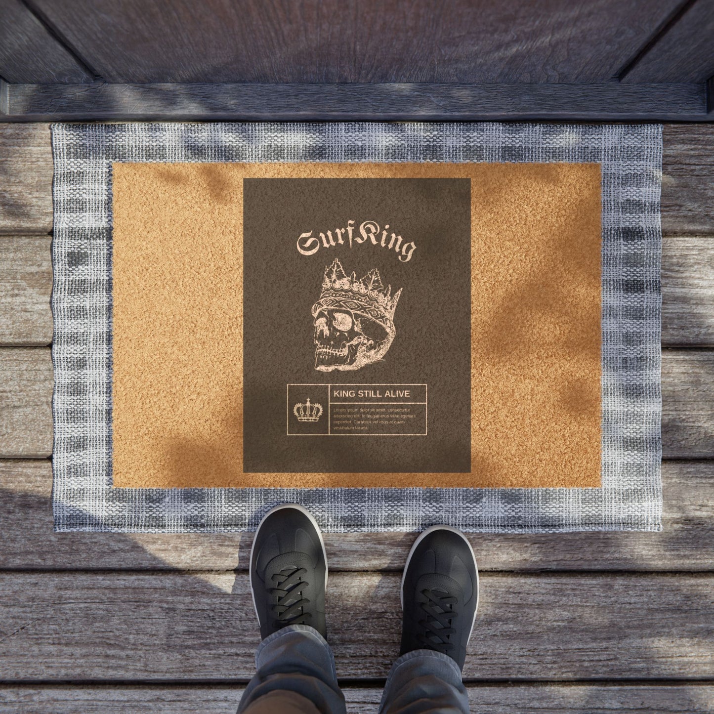 Surfing King Eco-Friendly Doormat - Great Lakes Original Surf Gear