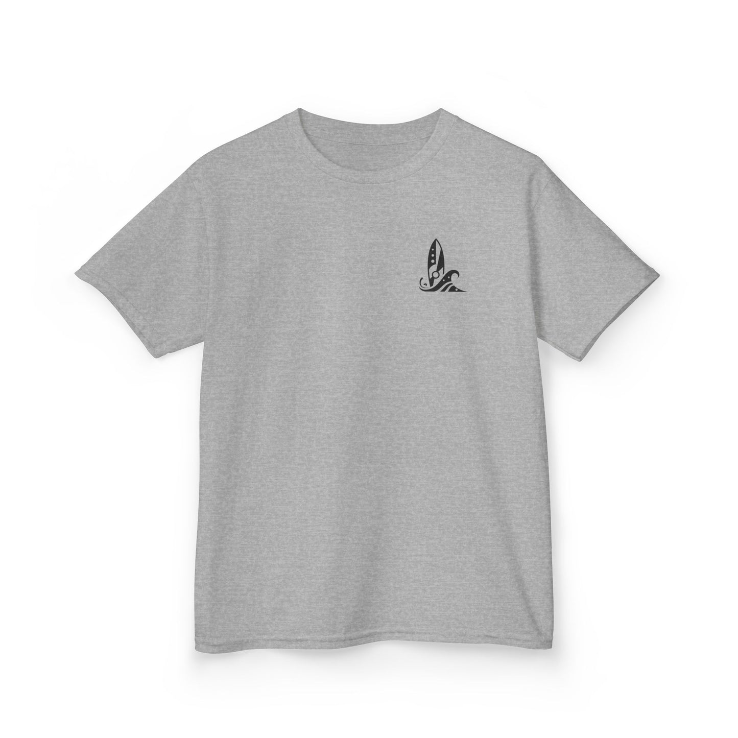 Vector Icon Surf Style Kids Tee - Stylish Heavy Cotton T-Shirt for Boys and Girls