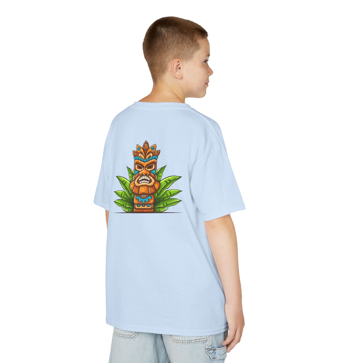Surf Tiki Kids Tee - Fun Summer Vibe for Young Adventurers