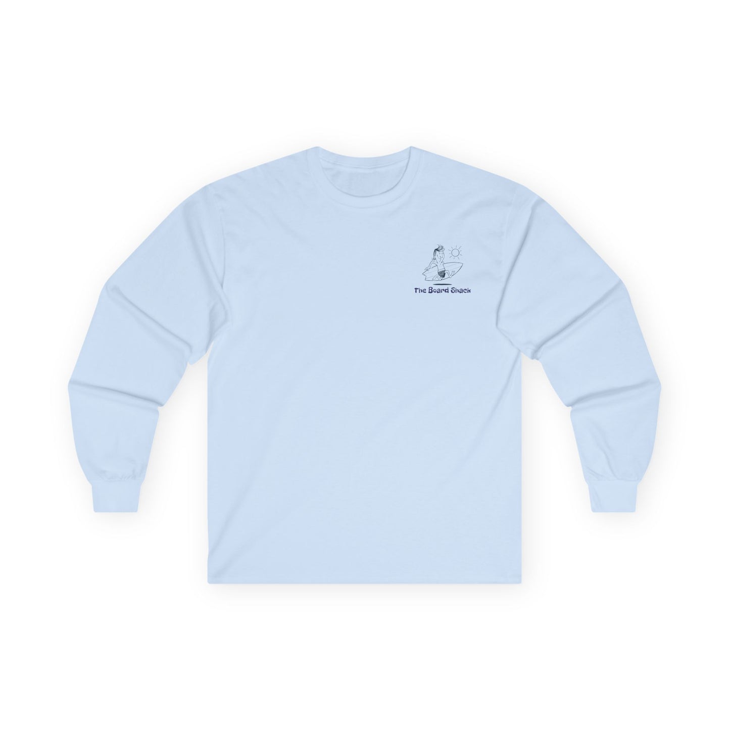 The Board ShackUnisex Long Sleeve Tee with Shaka Design