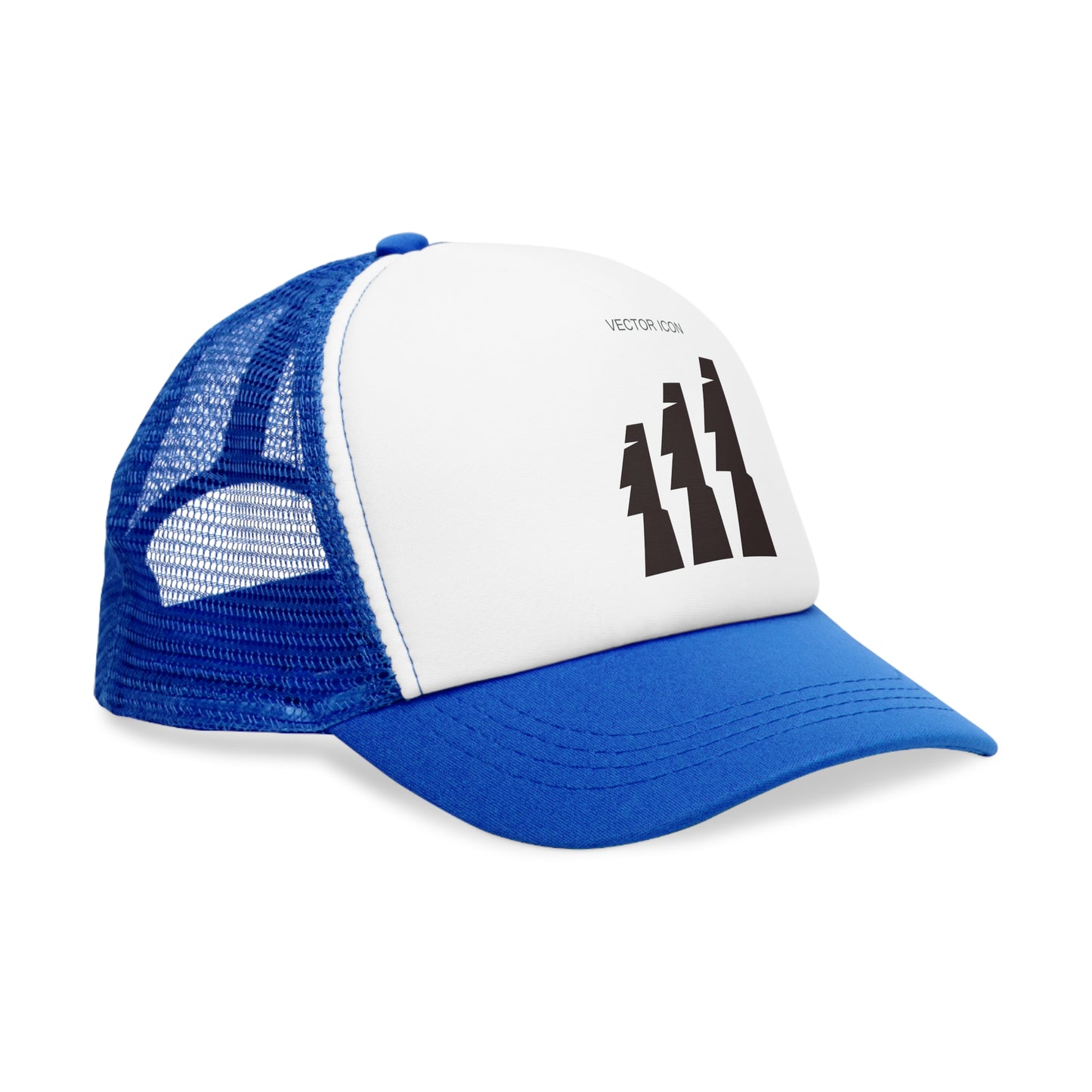Vector Icon Surf Style Trucker Hat - Casual Surf Fashion