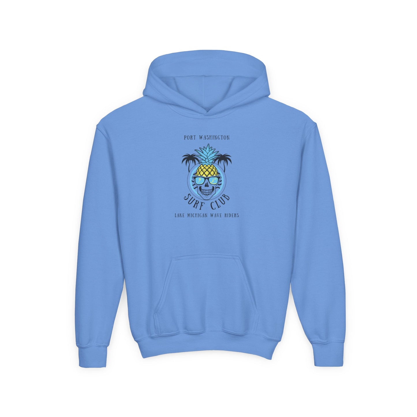 Port Washington Surf Club Youth Surf Club Hoodie - Great Lakes Surf Fashion