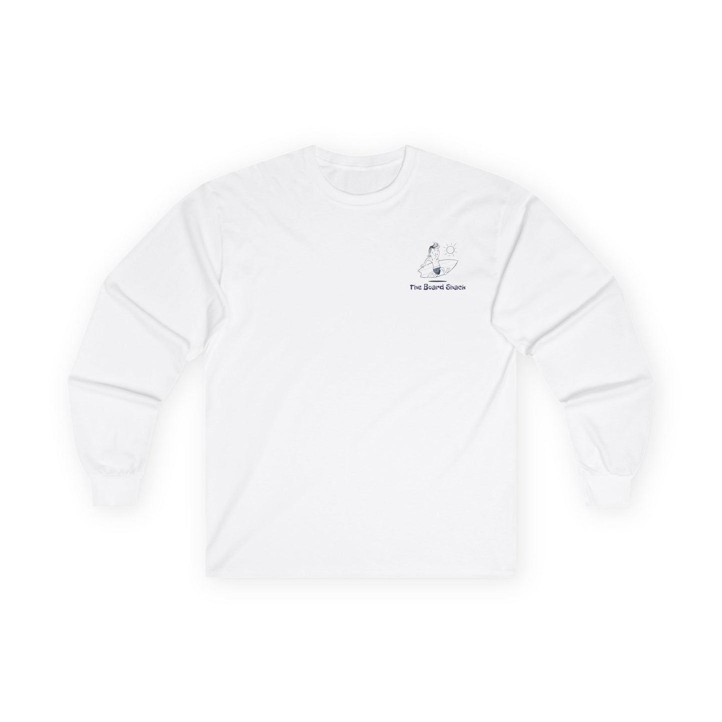 The Board ShackUnisex Long Sleeve Tee with Shaka Design