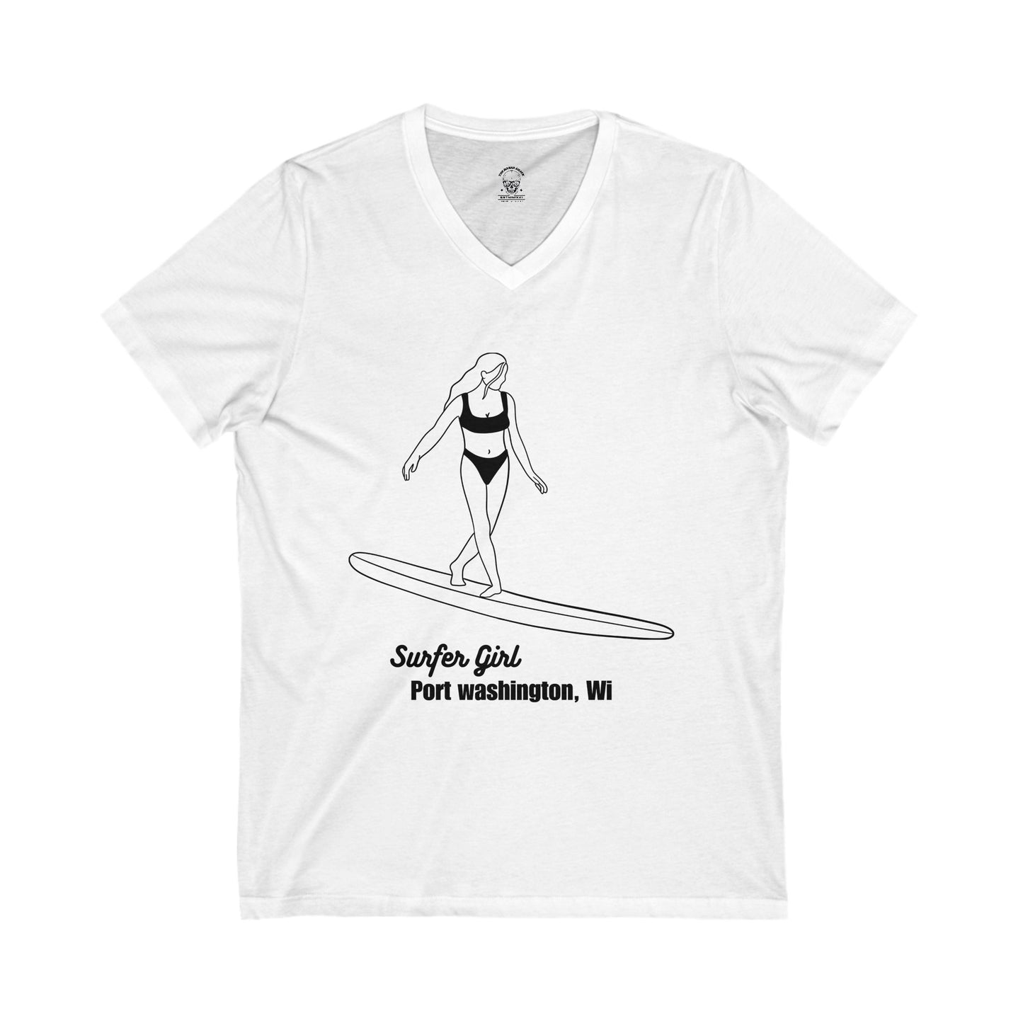 Women's Jersey Short Sleeve V-Neck Tee