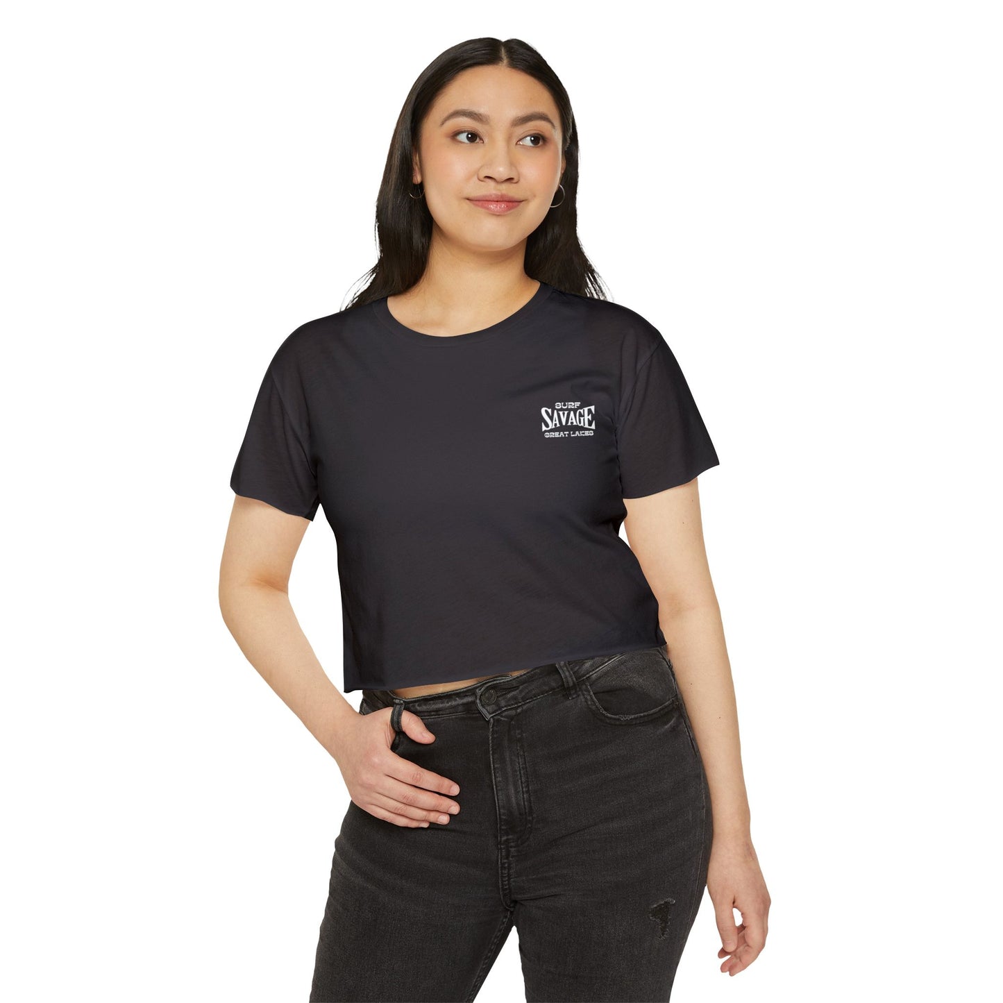 Surf Savage Women's Festival Crop Top - Great Lakes Surf Gear
