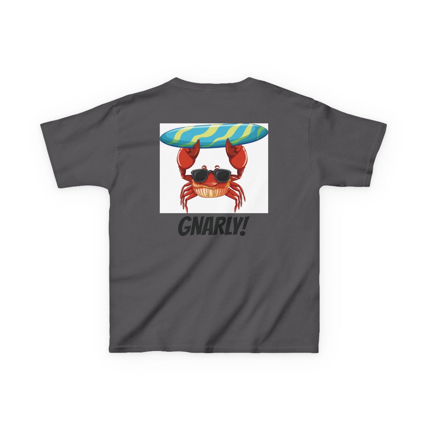 The Board Shack/Gnarly Crab - Kids Heavy Cotton™ Tee