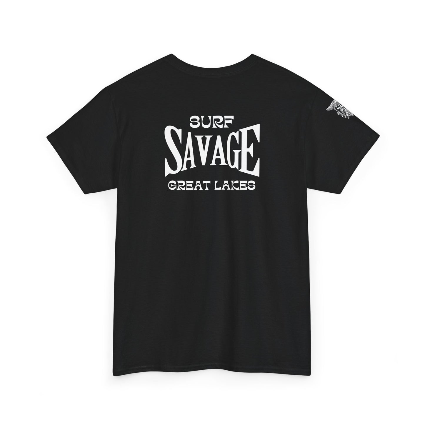 Surf Savage Unisex Heavy Cotton Tee - Great Lakes Surf Gear