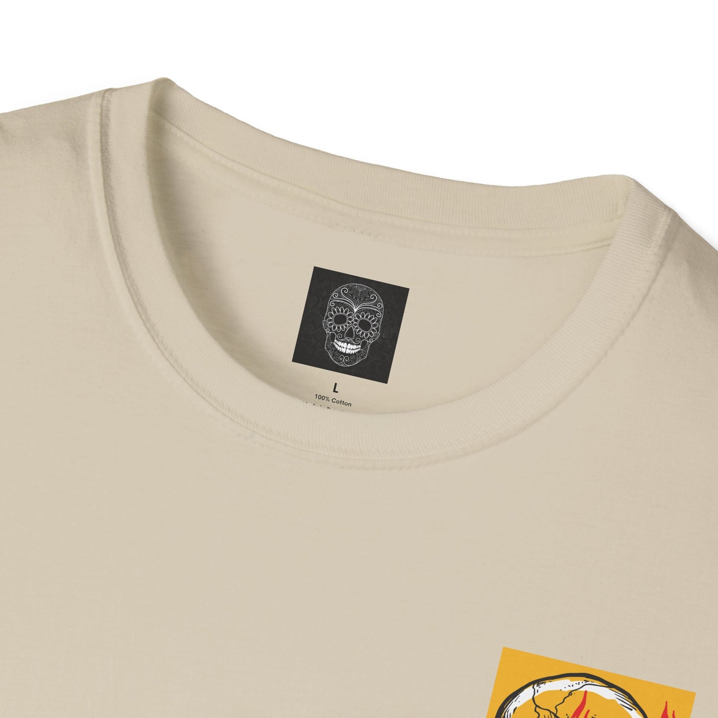 Port Washington Surf Club Unisex Softstyle T-Shirt - Retro Beach Vibe with Gnarly Skull Graphics