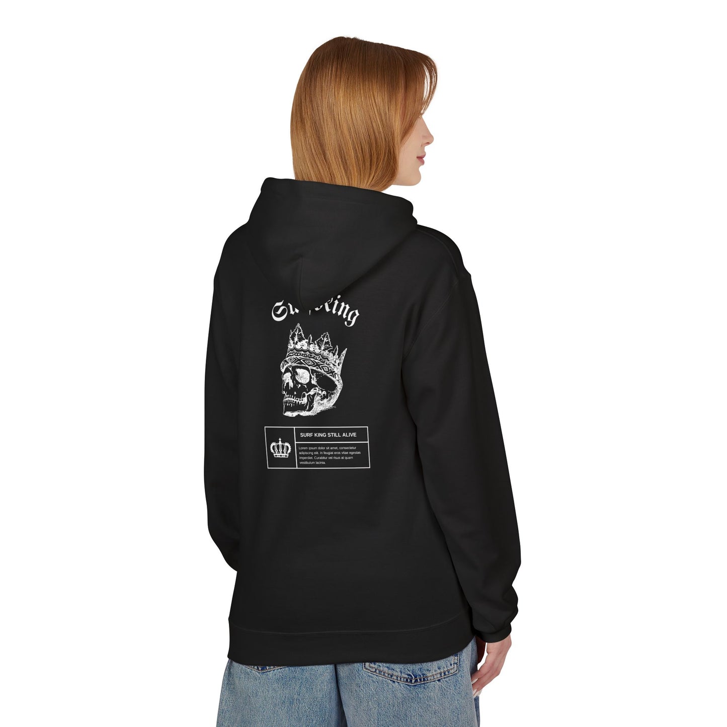 Surf King Graphic Hoodie - Geat Lakes Surf Apparel