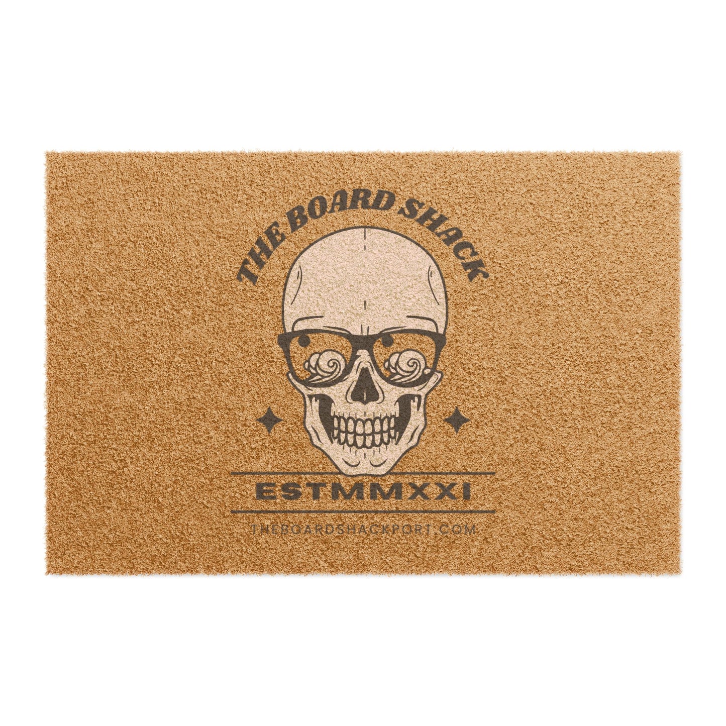 The Board Shack Skull Design Eco - Friendly Doormat - Great Lakes Surf Decor