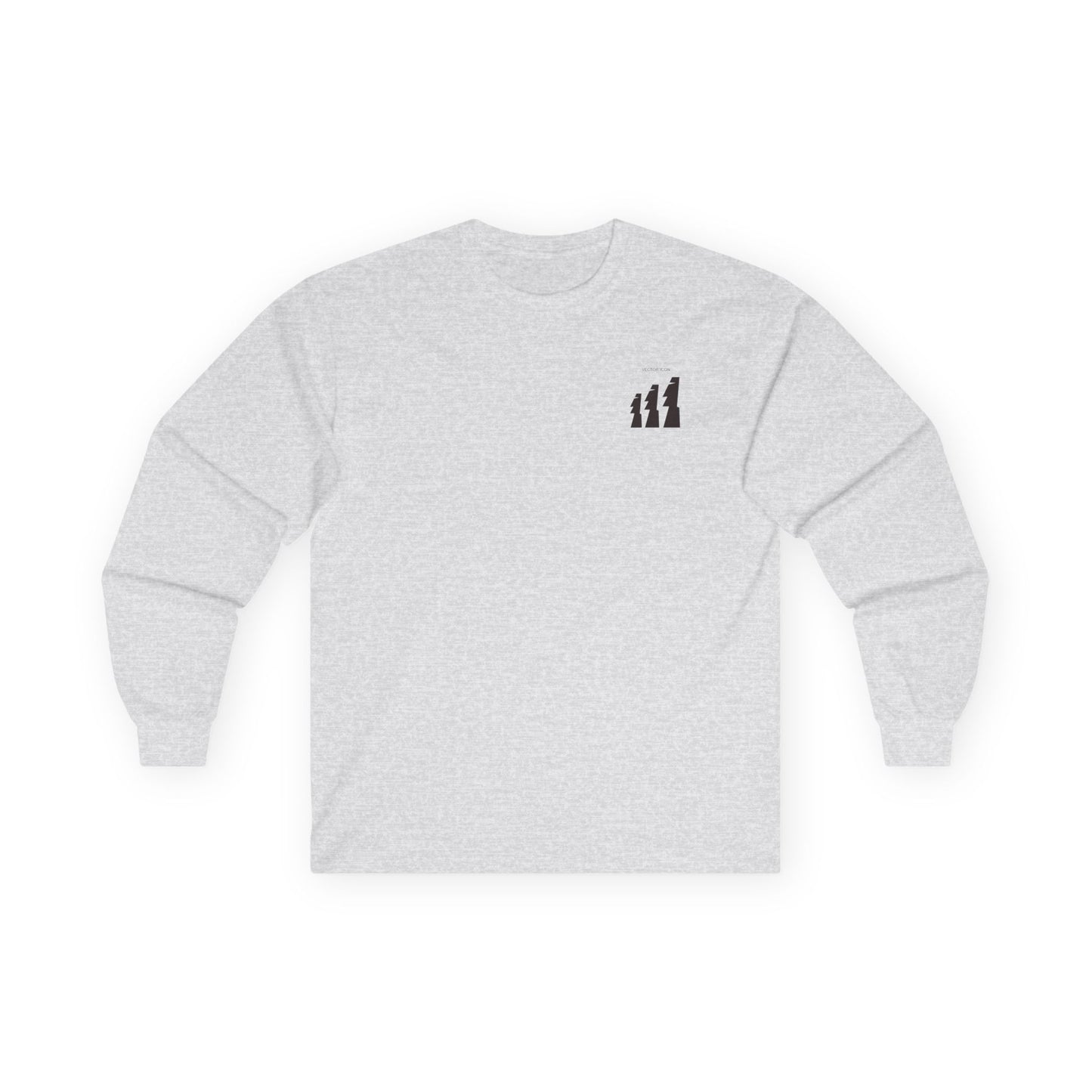 Vector Icon Tribal Surf-Inspired Unisex Long Sleeve Tee