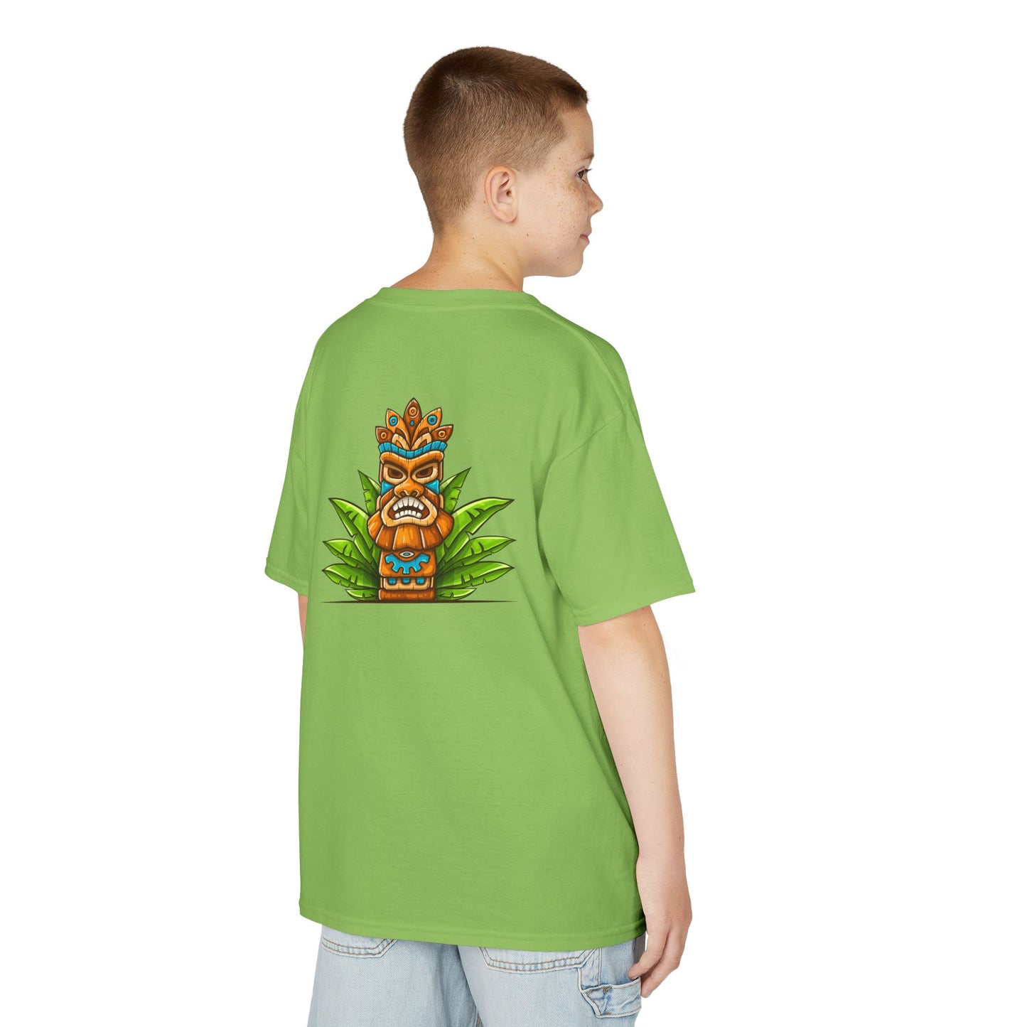 Surf Tiki Kids Tee - Fun Summer Vibe for Young Adventurers