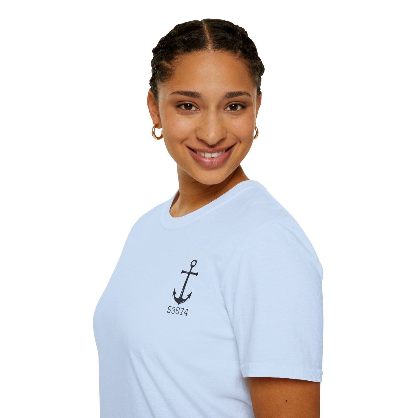 Great Lakes Surfing Paradise Unisex Softstyle T-Shirt - Relaxed Fit for Beach Lovers