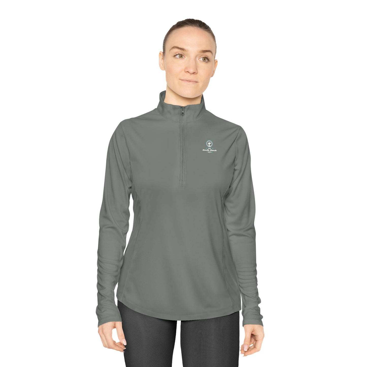 South Beach Ladies Quarter-Zip Pullover - Stylish & Comfortable Activewear