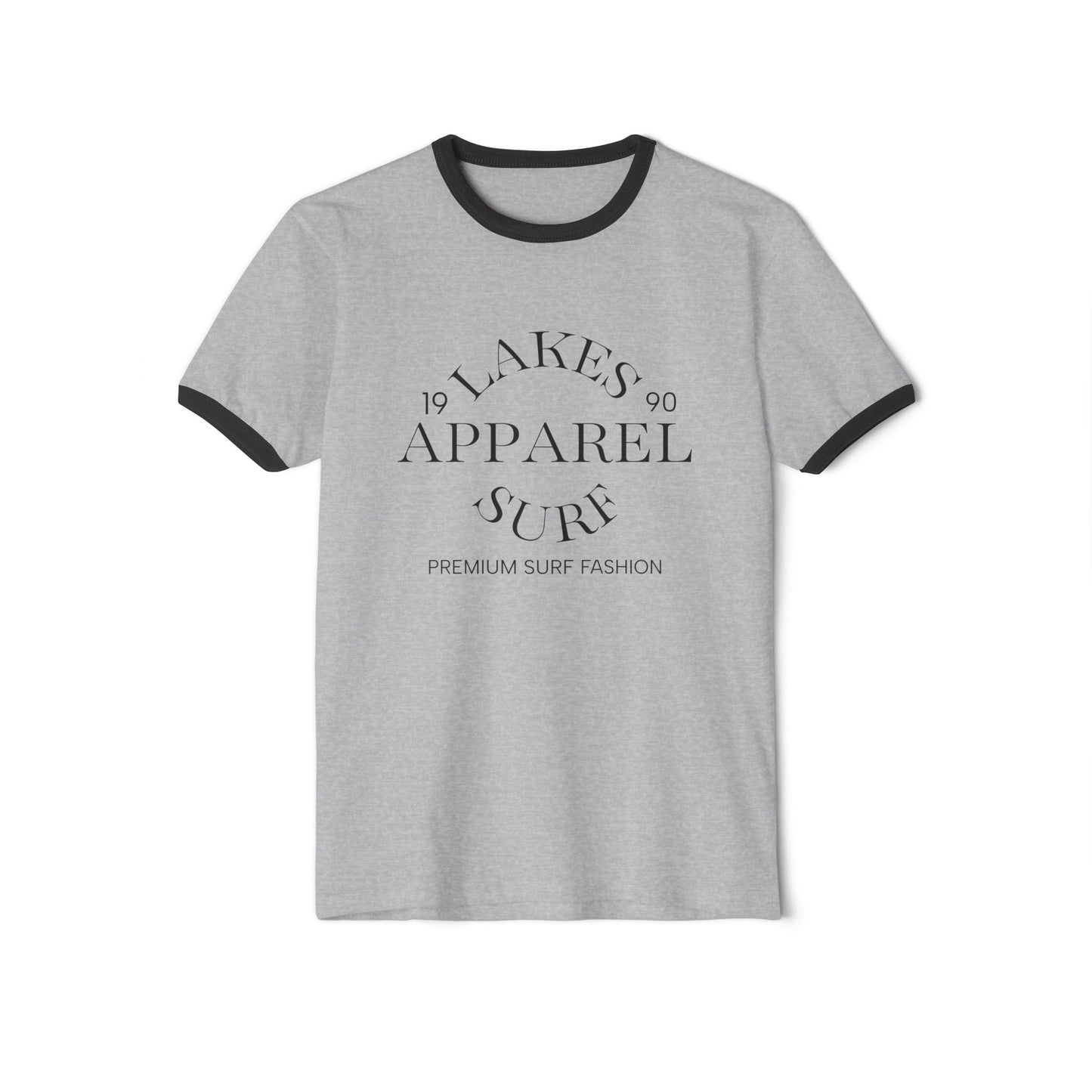 Lakes Surf Apparel Unisex Cotton Ringer T-Shirt - Great Lakes Surf Fashion