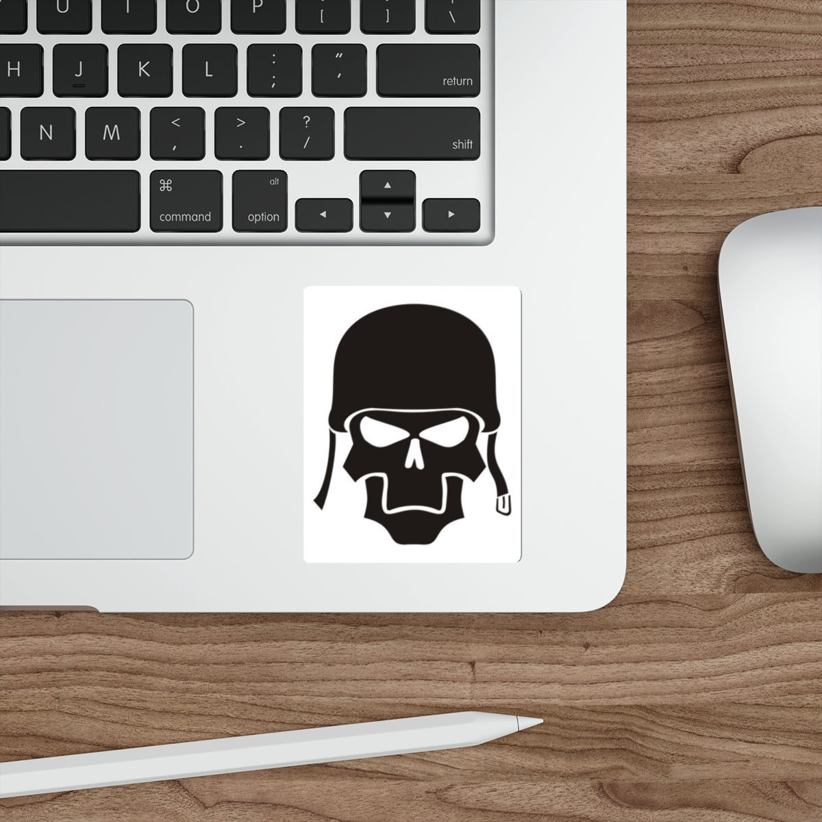 Bold Skull Die-Cut Stickers - Edgy Design for Laptop & Skateboard