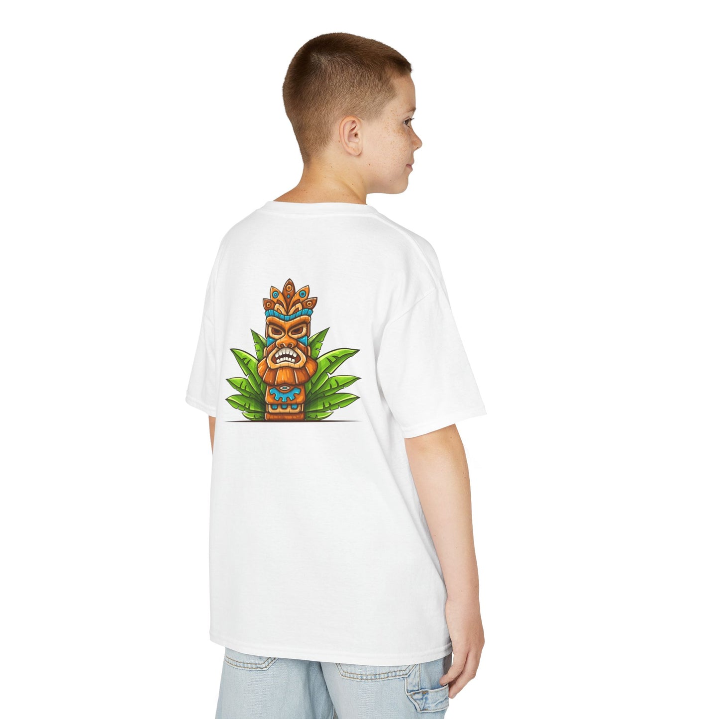 Surf Tiki Kids Tee - Fun Summer Vibe for Young Adventurers