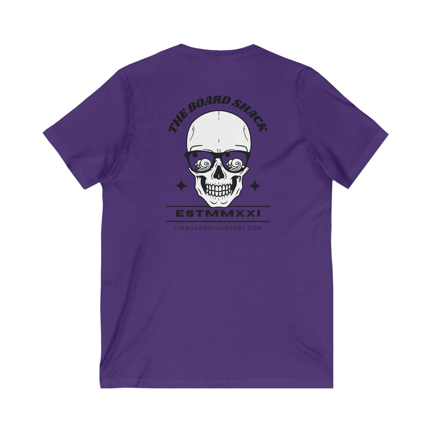The Board Shack Unisex Jersey Short Sleeve V-Neck Tee