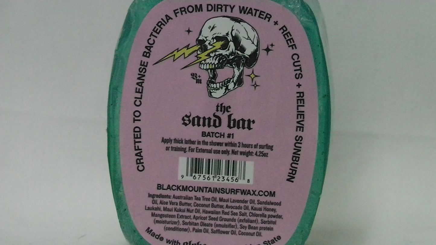 The Sand Bar; after surf soap