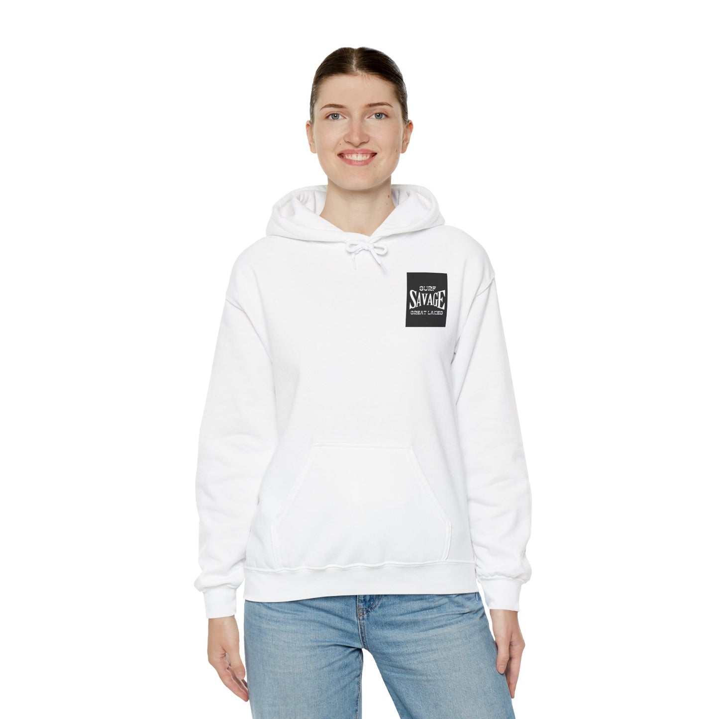 Surf Savage Unisex Pullover Hoodie  - Great Lakes Suerf Gear