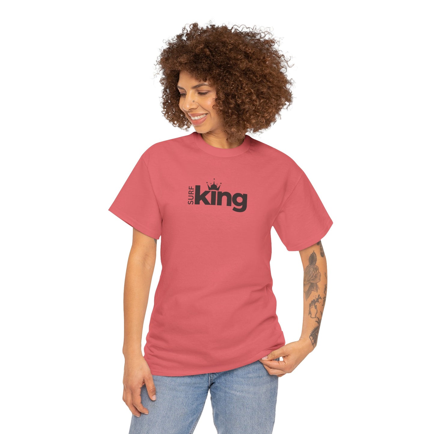 Surf King Unisex Heavy Cotton Tee - Great Lakes Surf Apparel