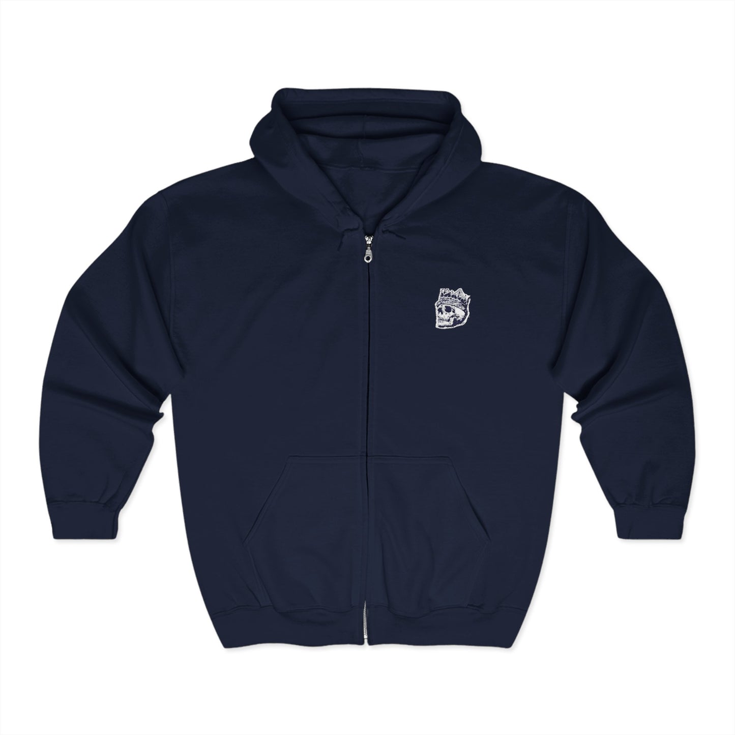 Surf King Embroidered Unisex Zip Hoodie - Great Lakes Surf Apparel