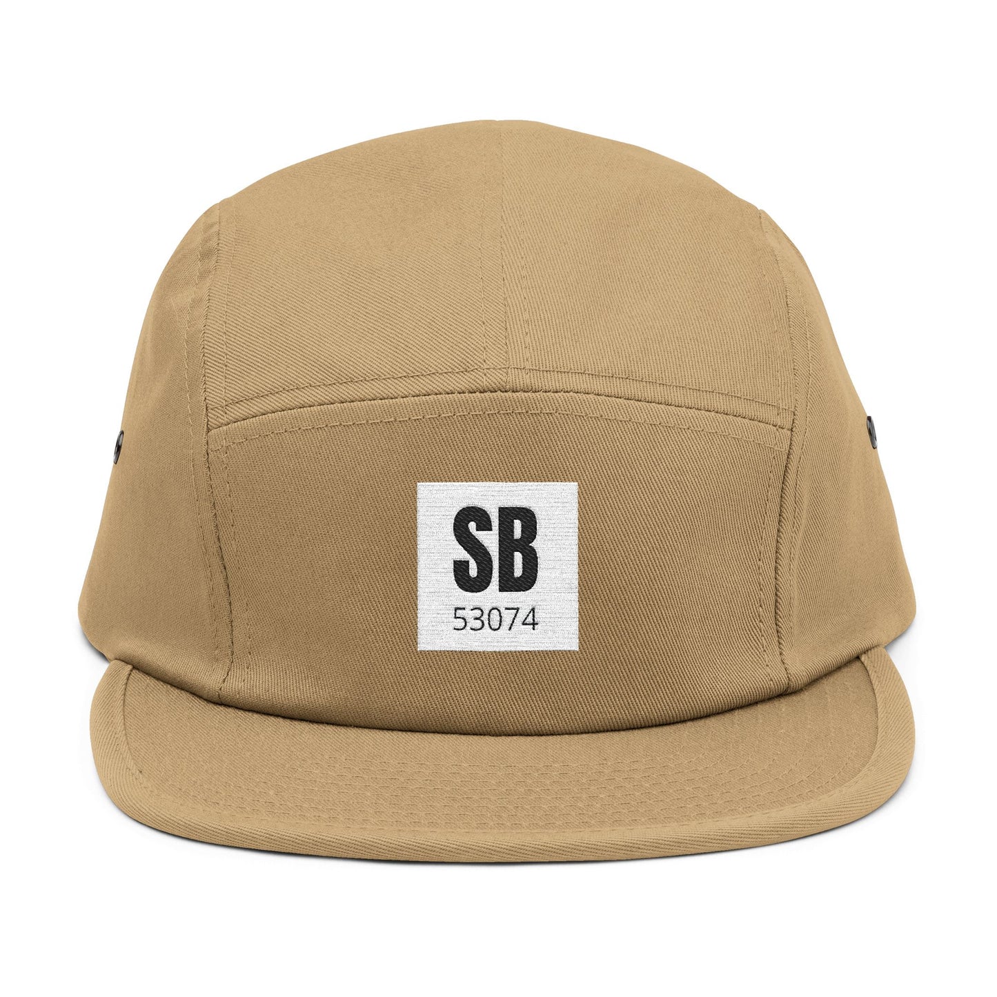 South Beach 5-Panel Cap — Embroidered Casual Skate-Style Hat
