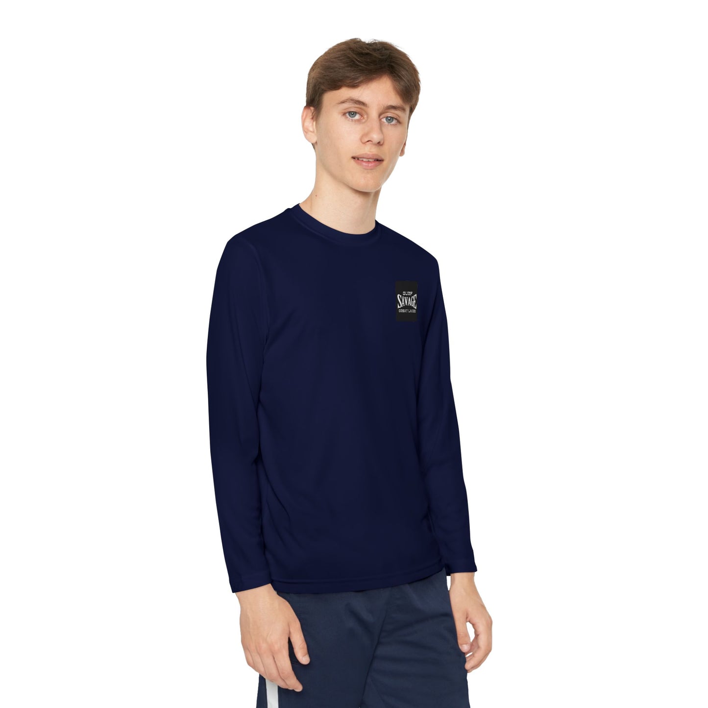 Surf Savage Youth Long Sleeve Competitor Tee - Great Lakes Surf Gear