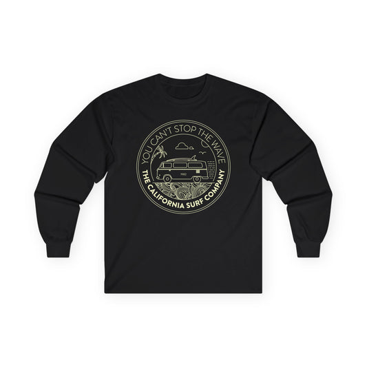 California Surf Van Long Sleeve Tee - Retro Style, Gift for Surfers, Unisex Apparel, Beach Lover Gift, Vacation Outfit, Casual Wear