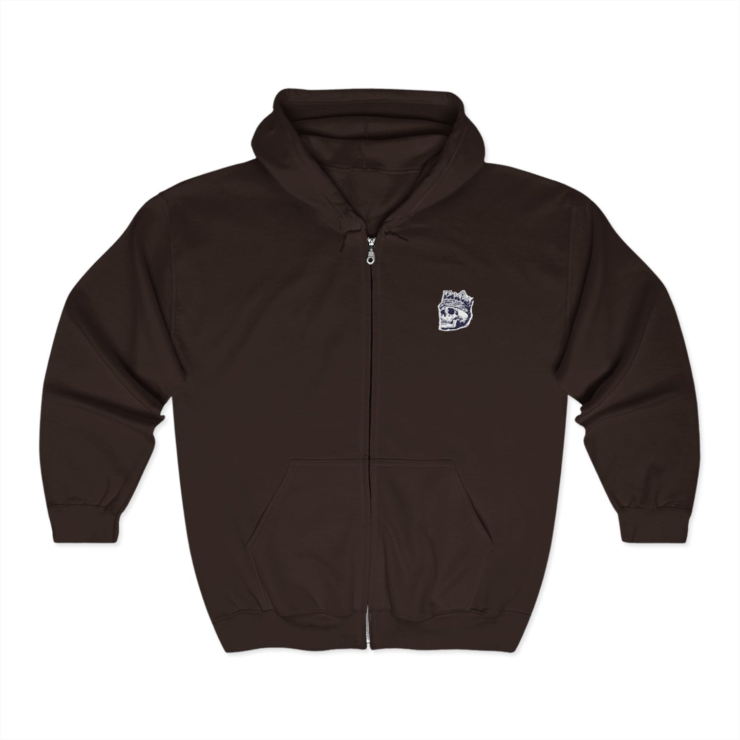 Surf King Embroidered Unisex Zip Hoodie - Great Lakes Surf Apparel
