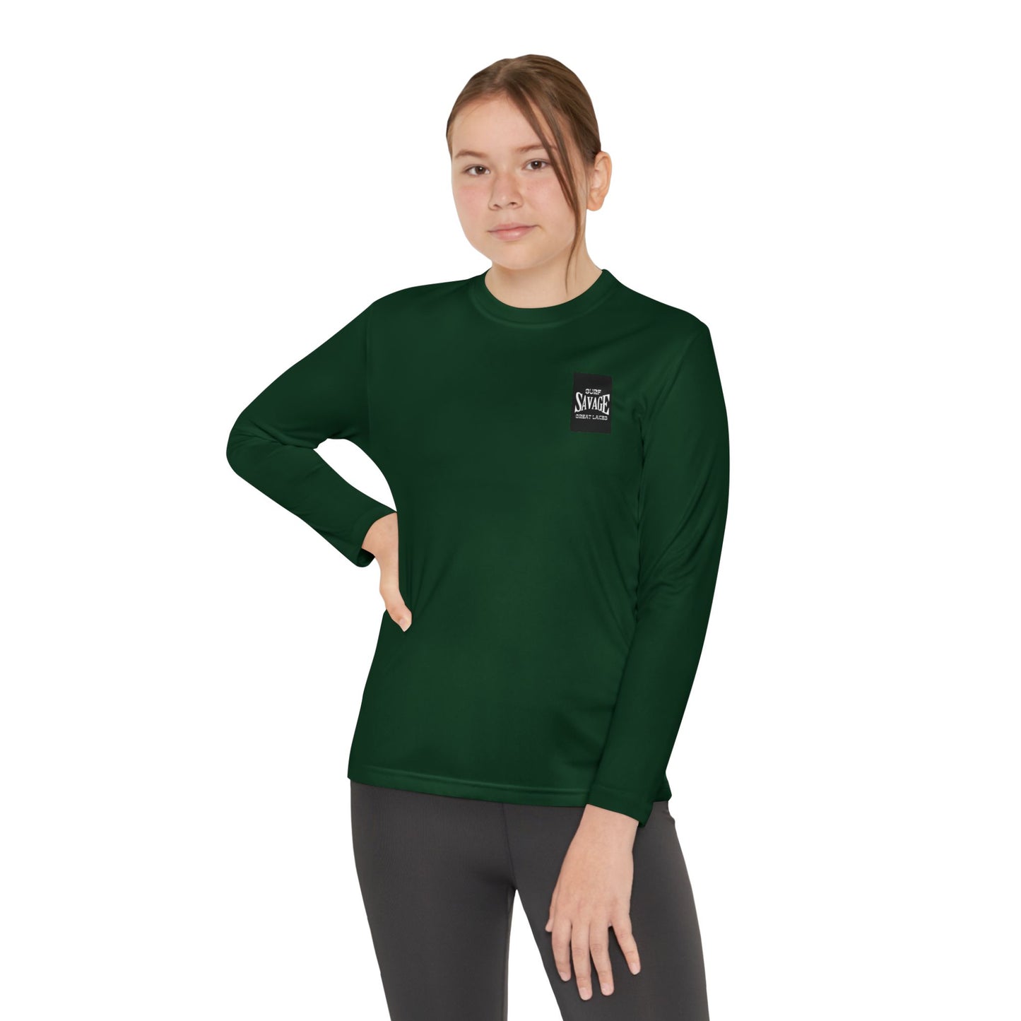 Surf Savage Youth Long Sleeve Competitor Tee - Great Lakes Surf Gear