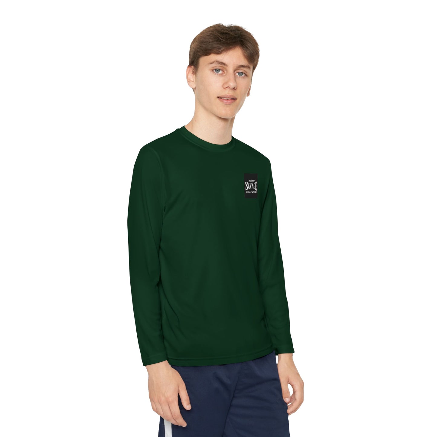 Surf Savage Youth Long Sleeve Competitor Tee - Great Lakes Surf Gear
